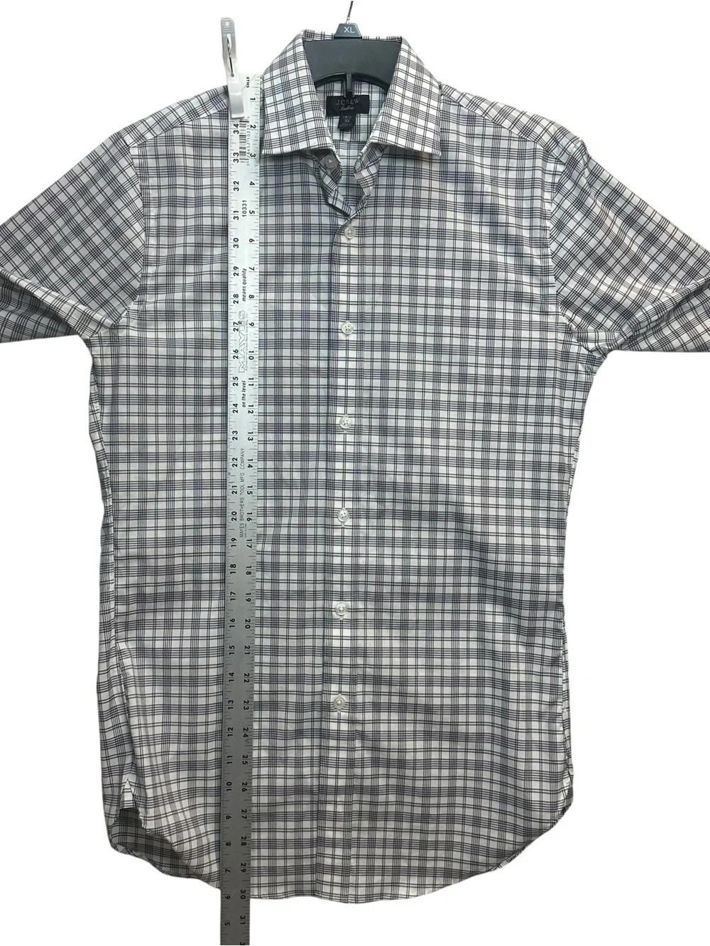 J.Crew Ludlow Slim Fit Men’s 14.5 32 Plaid Stretch Cotton Dress Shirt